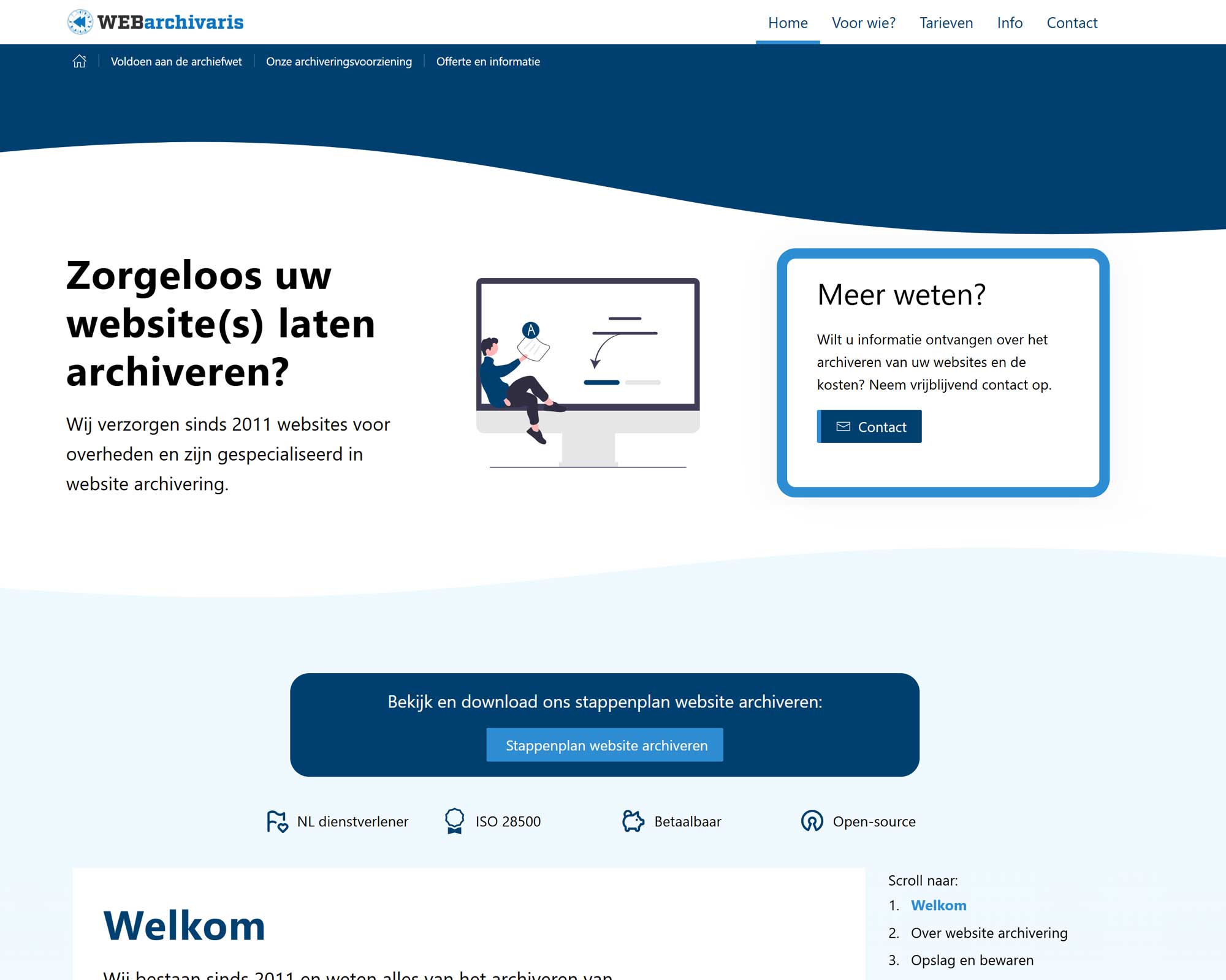 Webarchivaris webdesign