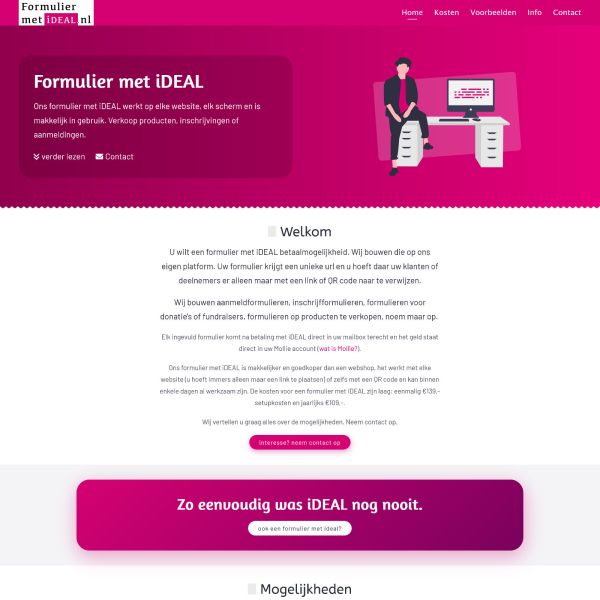 Webdesign formuliermetideal.nl