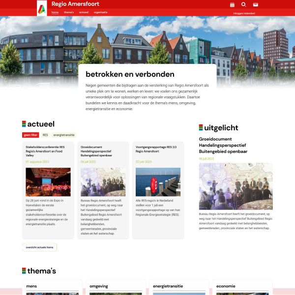 Webdesign bureauregioamersfoort.nl