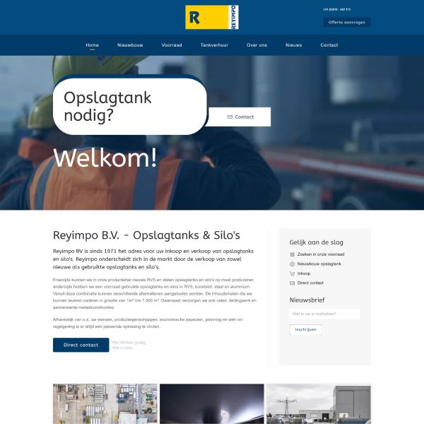 Webdesign reyimpo.nl