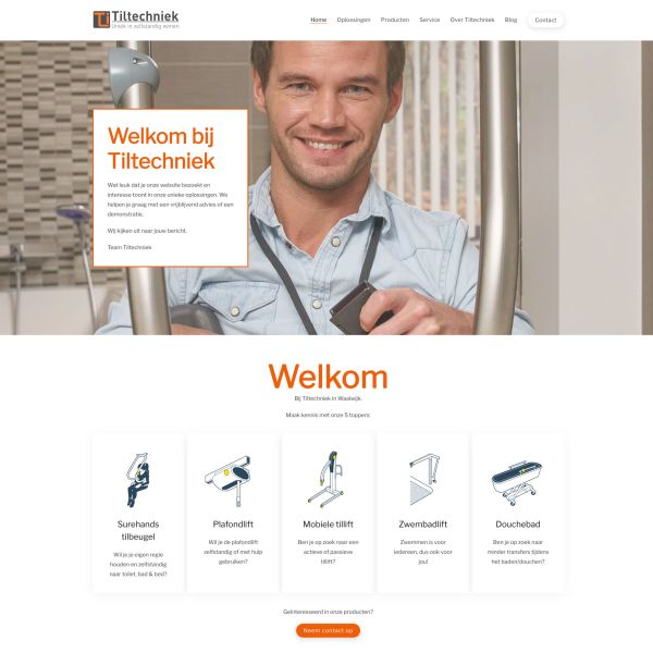 Webdesign tiltechniek.nl